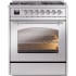Ilve Nostalgie II Collection UP30NMPSSC - 30 Inch Freestanding Dual Fuel Range in Front View
