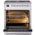 Ilve Nostalgie II Collection UP30NMPWHCLP - 30 Inch Freestanding Dual Fuel Range in Opened View