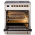 Ilve Nostalgie II Collection UP30QNMPAWB - 30 Inch Freestanding Dual Fuel Range in Opened View