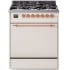 Ilve Nostalgie II Collection UP30QNMPAWP - 30 Inch Freestanding Dual Fuel Range in Front View