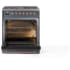 Ilve Nostalgie II Collection UP30QNMPBGP - 30 Inch Freestanding Dual Fuel Range in Opened View