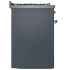 Ilve Nostalgie II Collection UP30QNMPBGP - 30 Inch Freestanding Dual Fuel Range in Right Side View