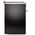 Ilve Nostalgie II Collection UP30QNMPBKC - 30 Inch Freestanding Dual Fuel Range in Right Side View