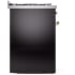 Ilve Nostalgie II Collection UP30QNMPBKG - 30 Inch Freestanding Dual Fuel Range in Right Side View
