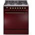 Ilve Nostalgie II Collection UP30QNMPBUBLP - 30 Inch Freestanding Dual Fuel Range in Front View