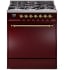 Ilve Nostalgie II Collection UP30QNMPBUGLP - 30 Inch Freestanding Dual Fuel Range in Front View