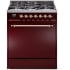 Ilve Nostalgie II Collection UP30QNMPBUP - 30 Inch Freestanding Dual Fuel Range in Front View