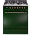 Ilve Nostalgie II Collection UP30QNMPEGBLP - 30 Inch Freestanding Dual Fuel Range in Front View