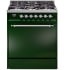 Ilve Nostalgie II Collection UP30QNMPEGC - 30 Inch Freestanding Dual Fuel Range in Front View