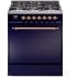 Ilve Nostalgie II Collection UP30QNMPMBP - 30 Inch Freestanding Dual Fuel Range in Front View