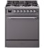 Ilve Nostalgie II Collection UP30QNMPMGC - 30 Inch Freestanding Dual Fuel Range in Front View