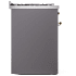 Ilve Nostalgie II Collection UP30QNMPMGG - 30 Inch Freestanding Dual Fuel Range in Right Side View