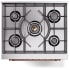 Ilve Nostalgie II Collection UP30QNMPRAPLP - 30 Inch Freestanding Dual Fuel Range in Cooktop View