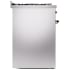 Ilve Nostalgie II Collection UP30QNMPSSBLP - 30 Inch Freestanding Dual Fuel Range in Right Side View