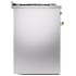 Ilve Nostalgie II Collection UP30QNMPSSGLP - 30 Inch Freestanding Dual Fuel Range in Right Side View