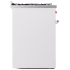 Ilve Nostalgie II Collection UP30QNMPWHPLP - 30 Inch Freestanding Dual Fuel Range in Right Side View
