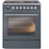 Ilve Professional Plus II UP30WMPBG - 30 Inch Freestanding Dual Fuel Range