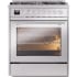 Ilve Professional Plus II UP30WMPSS - 30 Inch Freestanding Dual Fuel Range