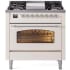 Ilve Nostalgie II Collection UP36FNMPAWC - 36 Inch Freestanding Dual Fuel Range in Front View