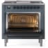 Ilve Nostalgie II Collection UP36FNMPBGBLP - 36 Inch Freestanding Dual Fuel Range