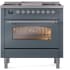 Ilve Nostalgie II Collection UP36FNMPBGCLP - 36 Inch Freestanding Dual Fuel Range