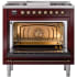 Ilve Nostalgie II Collection UP36FNMPBUB - 36 Inch Freestanding Dual Fuel Range in Opened View