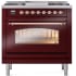 Ilve Nostalgie II Collection UP36FNMPBUP - 36 Inch Freestanding Dual Fuel Range in Front View