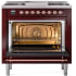 Ilve Nostalgie II Collection UP36FNMPBUP - 36 Inch Freestanding Dual Fuel Range in Opened View