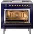 Ilve Nostalgie II Collection UP36FNMPMBB - 36 Inch Freestanding Dual Fuel Range in Opened View