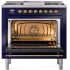 Ilve Nostalgie II Collection UP36FNMPMBG - 36 Inch Freestanding Dual Fuel Range in Opened View
