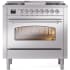 Ilve Nostalgie II Collection UP36FNMPSSC - 36 Inch Freestanding Dual Fuel Range in Front View