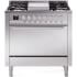 Ilve Professional Plus II UP36FQMPSSLP - 36 Inch Solid Door Freestanding Dual Fuel Range with 6 Sealed Burner