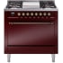 Ilve Nostalgie II Collection UP36FQNMPBUB - 36 Inch Freestanding Dual Fuel Range in Front View