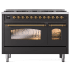 Ilve Nostalgie II Collection UP488NMPMGG - 48 Inch Freestanding Dual Fuel Range