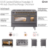 Ilve Nostalgie II Collection UP488NMPMGG - 48 Inch Freestanding Dual Fuel Range