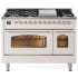 Ilve Nostalgie II Collection UP48FNMPAWCLP - 48 Inch Freestanding Dual Fuel Range in Front View