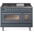 Ilve Nostalgie II Collection UP48FNMPBGCLP - 48 Inch Freestanding Dual Fuel Range in Front View