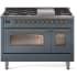 Ilve Nostalgie II Collection UP48FNMPBGGLP - 48 Inch Freestanding Dual Fuel Range in Front View