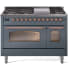 Ilve Nostalgie II Collection UP48FNMPBGPLP - 48 Inch Freestanding Dual Fuel Range in Front View