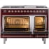 Ilve Nostalgie II Collection UP48FNMPBUP - 48 Inch Freestanding Dual Fuel Range in Opened View
