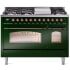 Ilve Nostalgie II Collection UP48FNMPEGBLP - 48 Inch Freestanding Dual Fuel Range in Front View