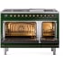 Ilve Nostalgie II Collection UP48FNMPEGBLP - 48 Inch Freestanding Dual Fuel Range in Opened View