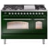 Ilve Nostalgie II Collection UP48FNMPEGCLP - 48 Inch Freestanding Dual Fuel Range in Front View
