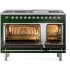 Ilve Nostalgie II Collection UP48FNMPEGCLP - 48 Inch Freestanding Dual Fuel Range in Opened View