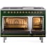 Ilve Nostalgie II Collection UP48FNMPEGGLP - 48 Inch Freestanding Dual Fuel Range in Opened View