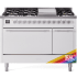 Ilve Professional Plus II UP48FQMPRA - 48 Inch Freestanding Dual Fuel Range (Solid Oven Doors)