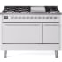 Ilve Professional Plus II UP48FQMPWH - 48 Inch Freestanding Dual Fuel Range (Solid Oven Doors)