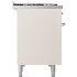 Ilve Nostalgie II Collection UP48FQNMPAWCLP - 48 Inch Freestanding Dual Fuel Range in Right Side View