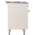 Ilve Nostalgie II Collection UP48FQNMPAWGLP - 48 Inch Freestanding Dual Fuel Range in Right Side View