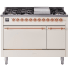 Ilve Nostalgie II Collection UP48FQNMPAWPLP - 48 Inch Freestanding Dual Fuel Range in Front View